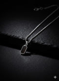 BLACK ONYX PENDENT CHAIN